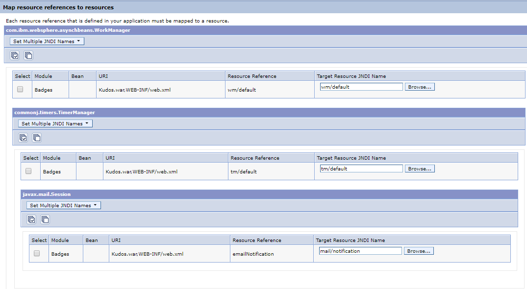 resource mapping