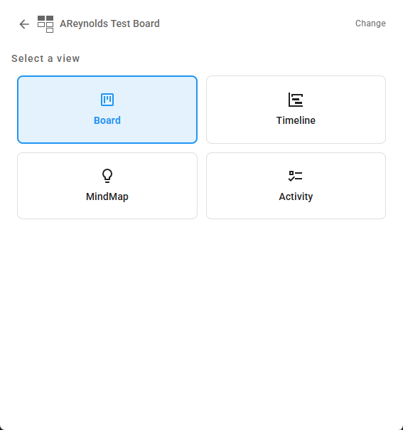 Select Board View