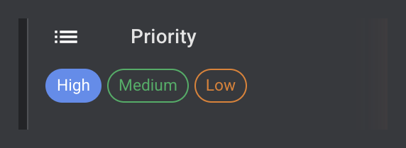 Selecting a value to filter by