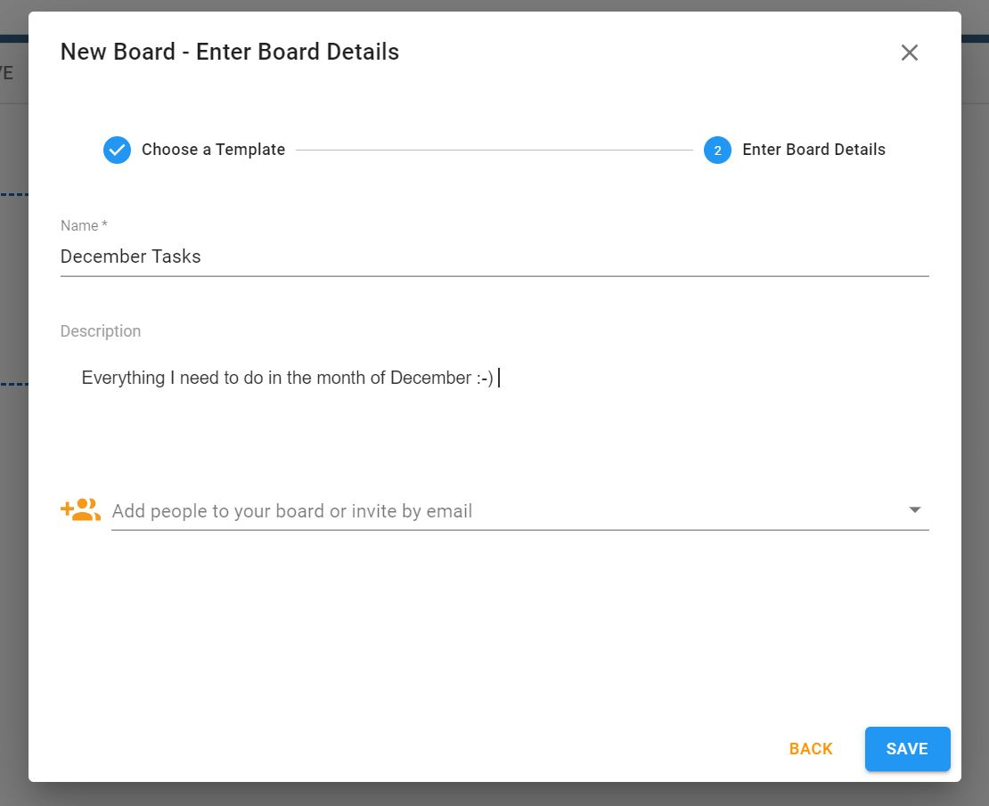 Create Board Example