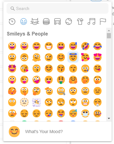 emoji picker