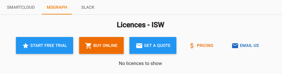 Manage Licences